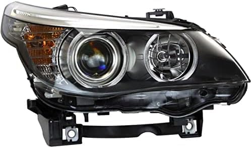Set Of 2 Front Headlight Assembly Right Passenger & Left Driver Side Direct Replacement Compatible With 2008-2010 BMW 5-Series BM2503142 BM2502142 63127177732 63127177731
