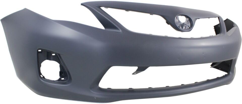 Front Bumper Cover Primed Direct Replacement Compatible With 2011-2013 Toyota Corolla TO1000372 5211903901