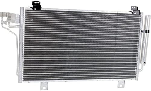 Front AC Condenser Aluminum Core Direct Replacement Compatible With 2014-2018 Mazda 3/2014-2021 6 MA3030162 GHR161480B