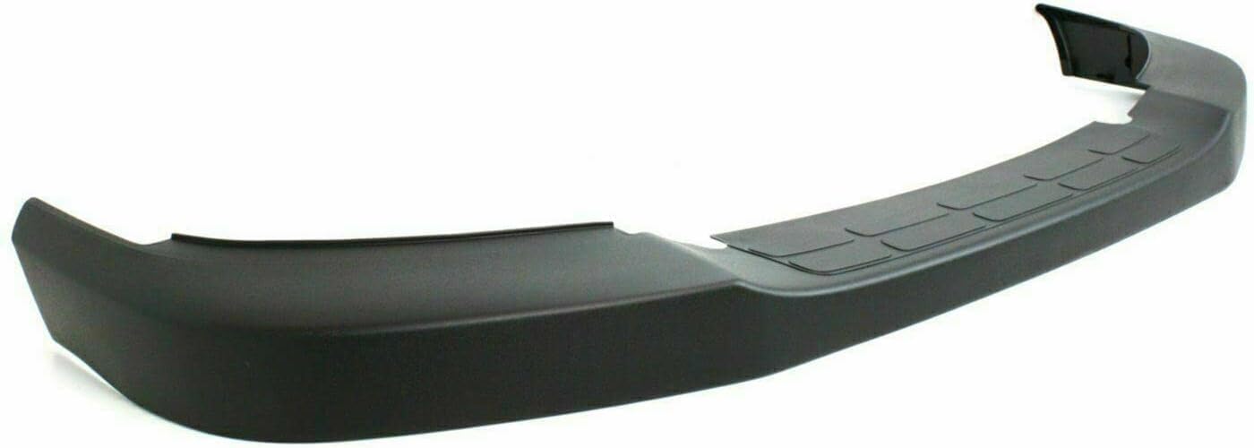 Front Bumper Face Bar Primed Steel + Upper Cover Textured Direct Replacement Compatible With 2003-2017 Chevrolet Express/GMC Savana Van GM1000693 GM1002425 22872781 22890548