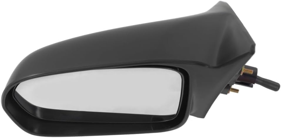 Front Mirror Manual Remote Non-Folding Primed Left Driver Side Direct Replacement Compatible With 2001-2005 Honda Civic HO1320140 76250S5DA01