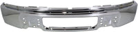 Front Bumper Face Bar Chrome Steel Direct Replacement Compatible With 2009-2014 Ford F-150 FO1002412 9L3Z17757A