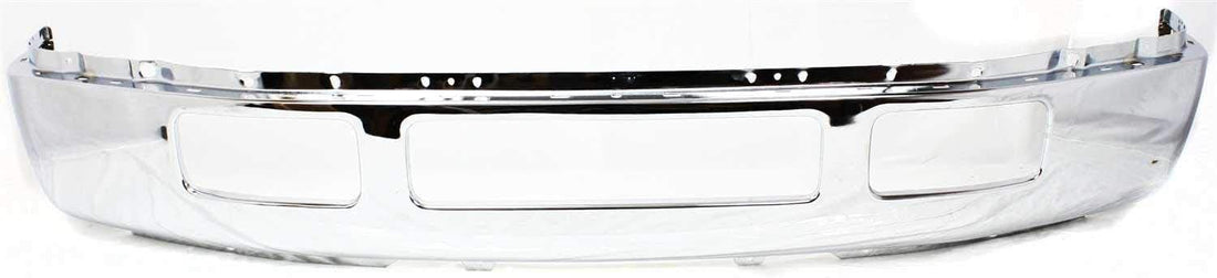 AUTOS PARTS PLUS Front Bumper Chrome + Upper Cover Primed + Lower Valance Textured + Header Panel Direct Replacement Compatible With 2005-2007 Ford F-Series Super Duty FO1002392 FO1095219 FO1057292