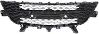 Front Bumper Lower Grille Primed With Chrome Trim Plastic Direct Replacement Compatible With 2010-2012 Mazda CX-9 MA1036119 TE69501T0A