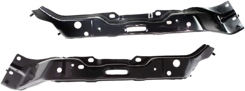 Front Bumper Face Bar Chrome Steel + Upper Cover + Lower Valance Panel + Outer Retainers Left Driver & Right Passenger Side Direct Replacement Compatible With 2010-2013 Toyota Tundra