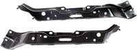 Front Bumper Face Bar Chrome Steel + Upper Cover + Lower Valance Panel + Outer Retainers Left Driver & Right Passenger Side Direct Replacement Compatible With 2010-2013 Toyota Tundra