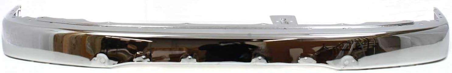 Front Bumper Chrome + Lower Valance Primed + Brackets + Signal Lights Left Driver & Right Passenger Side Direct Replacement Compatible With 1999-2002 Toyota 4Runner TO2531133