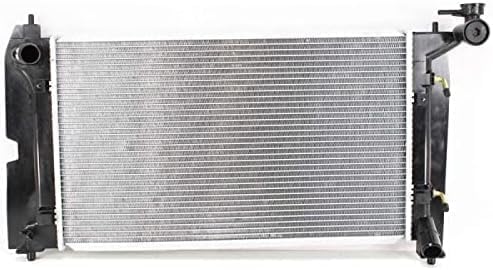 Front Radiator Aluminum Core Direct Replacement Compatible With 2003-2008 Pontiac Vibe/Toyota Corolla/Matrix TO3010271 16410YZZAQ