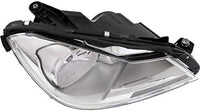 Front Head Light Assembly With Chrome Interior Plastic Right Passenger Side Direct Replacement Compatible With 2012-2014 Mercedes Benz C-Class MB2503187 2048205459