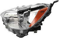 Front Headlight Assembly Halogen Left Driver Side Direct Replacement Compatible With 2012-2014 Toyota Prius C TO2502214 8115052E81