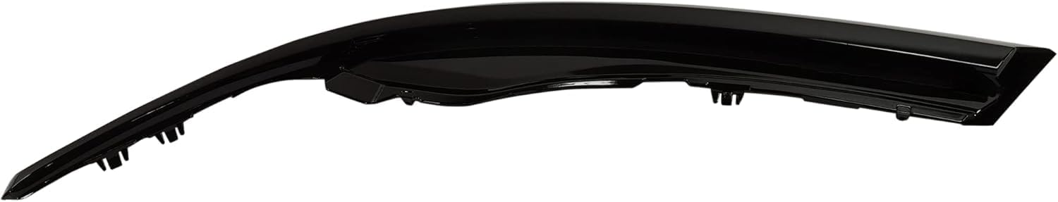 Set Of 2 Front Head Light Molding Primed Left Driver & Right Passenger Side Direct Replacement Compatible With 2017-2018 Toyota Corolla iM / 2016 Scion TO2511105 TO2510105 5318112060