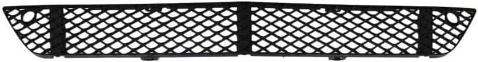 Front Bumper Center Face Bar Grille Textured Black Direct Replacement Compatible With 2007-2013 Mercedes Benz S550 / 2007-2013 S600 MB1036132 2218852322