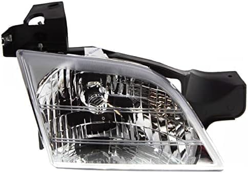 Front Headlight Assembly + Corner Lamp Lens And Housing Right Passenger & Left Driver Side Direct Replacement Compatible With 1997-2005 Chevrolet Venture GM2502175 GM2503175