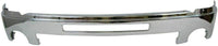 Front Bumper Chrome Steel + Hood Molding + Upper Cover + Lower Valance Primed Direct Replacement Compatible With 2007-2010 GMC Sierra 2500HD 3500HD GM1000873 GM1002834 GM1092218