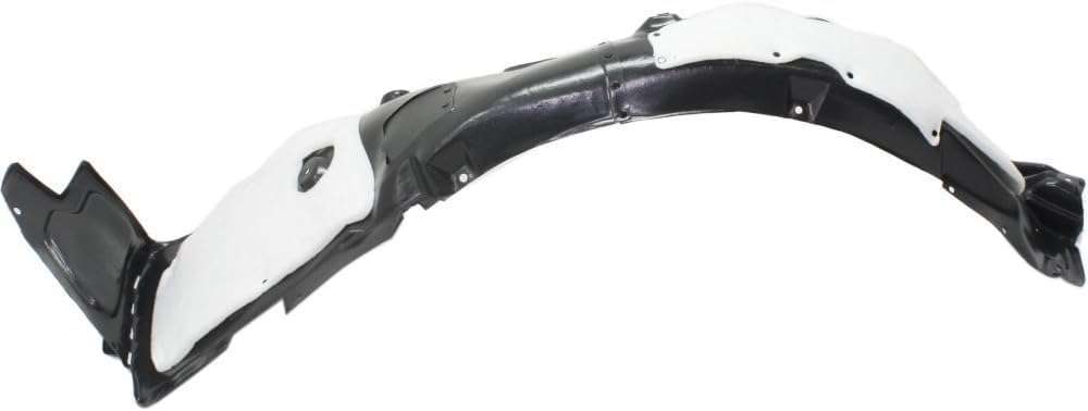 Front Fender Liner Left Driver Side Direct Replacement Compatible With 2014 Hyundai Sonata HY1248135 868113Q700