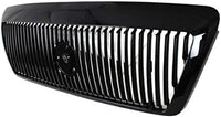 Front Grille Primed Shell and Insert Plastic Direct Replacement Compatible With 2003-2004 Mercury Marauder FO1200409 4W3Z8200AAA