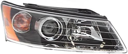 Set Of 2 Front Head Light Assembly Right Passenger & Left Driver Side Direct Replacement Compatible With 2006-2008 Hyundai Sonata HY2502135 HY2503135 921010A000 921020A000