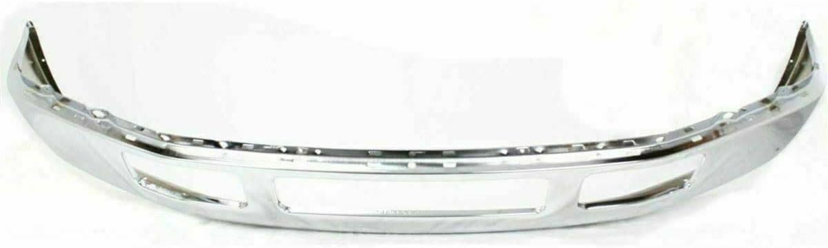 Front Bumper Chrome Steel Direct Replacement Compatible With 2005-2007 Ford F-Series Super Duty FO1002392 5C3Z17757BA