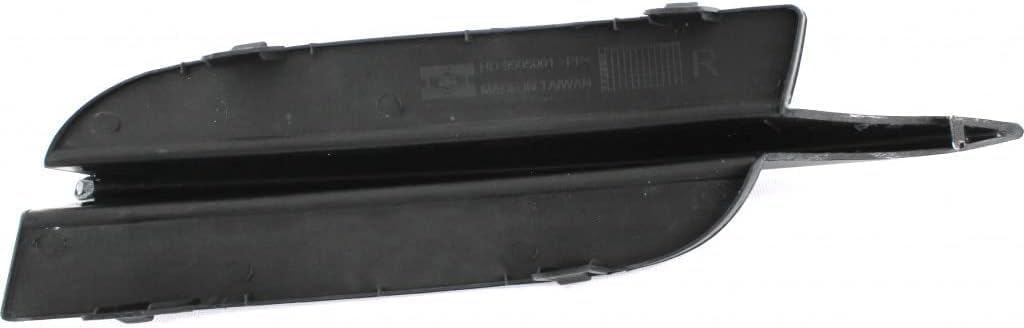 Front Outer Fog Light Cover Primed With Paint To Match Molding Right Passenger Side Direct Replacement Compatible With 2009-2011 Honda Civic HO1039103 71106SVAA50ZD