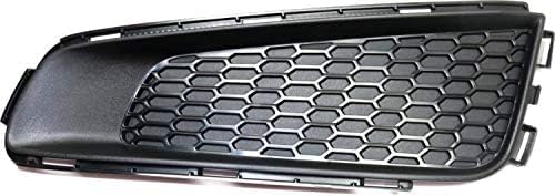 Set Of 2 Front Fog Light Cover Textured Left Driver & Right Passenger Side Direct Replacement Compatible With 2013-2014 Cadillac ATS GM1039178 GM1038178 20912440