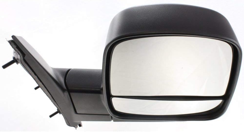 Front Power Mirror Manual Adjust Non-Heated Textured Right Passenger Side Direct Replacement Compatible With 2008-2021 Chevrolet Express/GMC Savana GM1321395 20838066