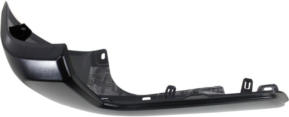 Rear Bumper End Cap Left Driver Side Without Park Assist Sensor Holes Direct Replacement Compatible With 2016-2023 Toyota Tacoma TO1104133 5215604010