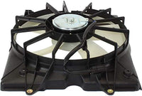 Front Radiator Cooling Fan Assembly Plastic Direct Replacement Compatible with 2011-2017 Honda Odyssey HO3115160 19030RYEA11-PFM
