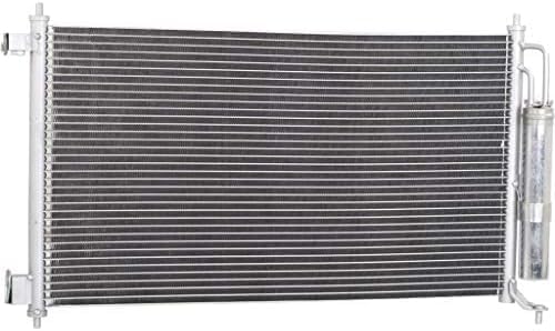 Front A/C Condenser Aluminum Core Direct Replacement Compatible With 2007-2012 Nissan Versa / 2009-2014 Cube NI3030163 92100ZW40D