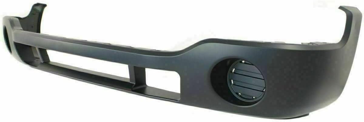 Front Bumper Chrome Steel with Brackets + Lower Valance Primed Without Fog Light Holes Direct Replacement Compatible With GMC Sierra 1500 2500HD 3500 2003-2006 GM1002463 GM1000685