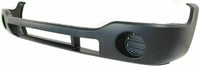 Front Bumper Chrome Steel with Brackets + Lower Valance Primed Without Fog Light Holes Direct Replacement Compatible With GMC Sierra 1500 2500HD 3500 2003-2006 GM1002463 GM1000685