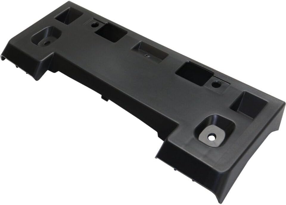 Front License Plate Bracket Textured Black Direct Replacement Compatible with 2014-2017 Infiniti Q50 IN1068102 962104HB0A