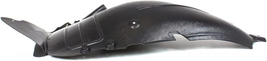 Front Section Fender Liner Right Passenger Side Direct Replacement Compatible with 2007-2010 Mercedes Benz CL-Class MB1249121 2166901030