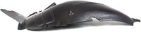 Front Section Fender Liner Right Passenger Side Direct Replacement Compatible with 2007-2010 Mercedes Benz CL-Class MB1249121 2166901030