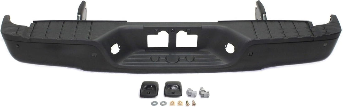Rear Step Bumper Assembly Primed Steel Direct Replacement Compatible With 2007-2013 Toyota Tundra TO1103118 521510C070-PFM