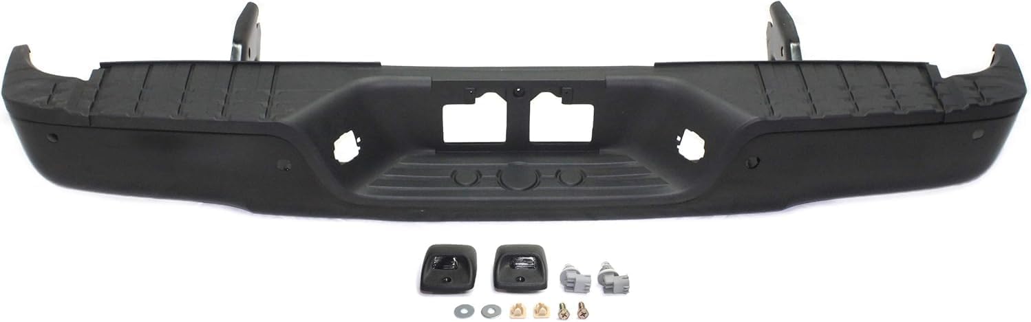 Rear Step Bumper Assembly Primed Steel Direct Replacement Compatible With 2007-2013 Toyota Tundra TO1103118 521510C070-PFM