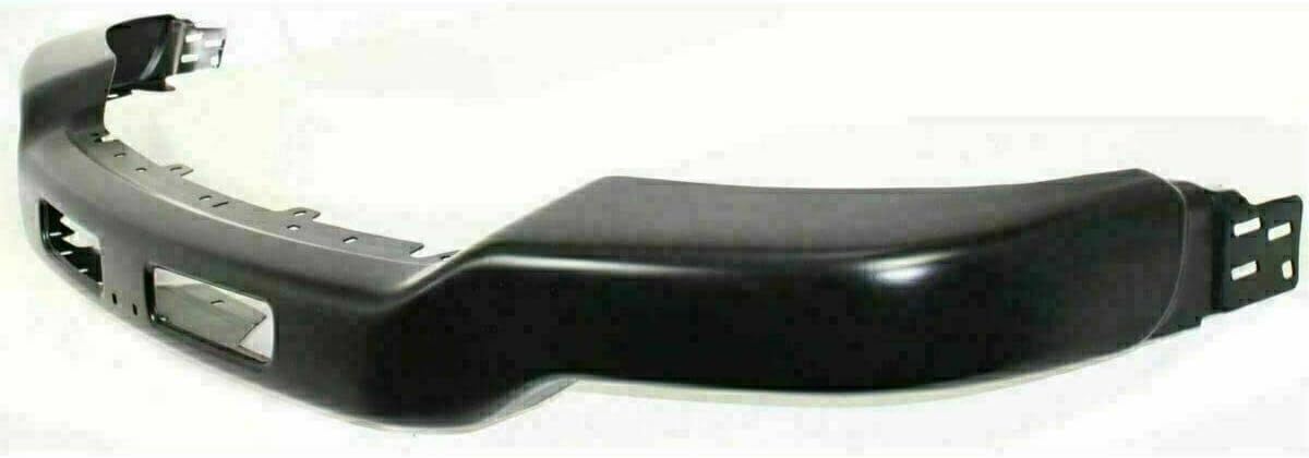 Front Bumper Steel With Brackets + Lower Valance Primed without Fog Light Holes Direct Replacement Compatible With GMC Sierra 1500 2500HD 3500 2003-2006 GM1000685 GM1002464