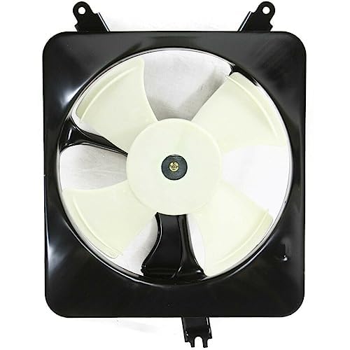 Front Radiator + AC Condenser Cooling Fan Assembly Direct Replacement Compatible with 1994-1997 Honda Accord HO3110101 HO3115118 HO3113102 19015P0A003-PFM 19020PT0003 19