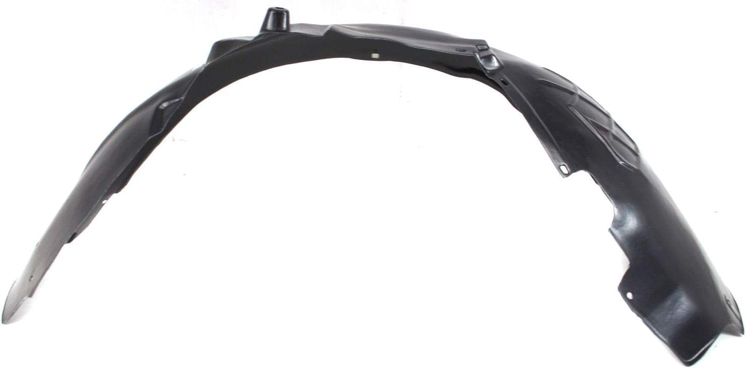 Front Fender Liner Left Driver Side Direct Replacement Compatible With 2005-2008 Audi A4 / S4 AU1250100 8E0821171E