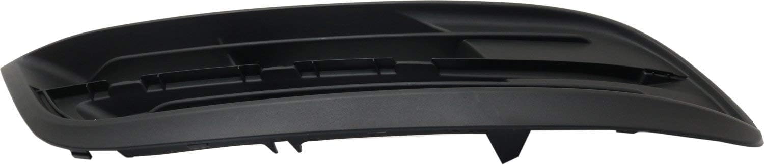 Set Of 2 Front Fog Light Cover Textured Right Passenger And Left Driver Side Direct Replacement Compatible With 2014-2016 BMW 5-Series BM1038165 BM1039165 51117331728 51117331727