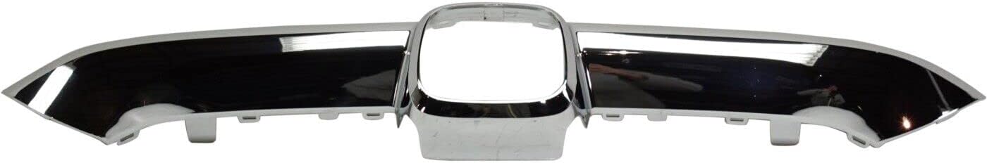 Front Center Grille Trim Molding Chrome Direct Replacement Compatible With 2017-2019 Honda CR-V HO1210150 71122TLAA00