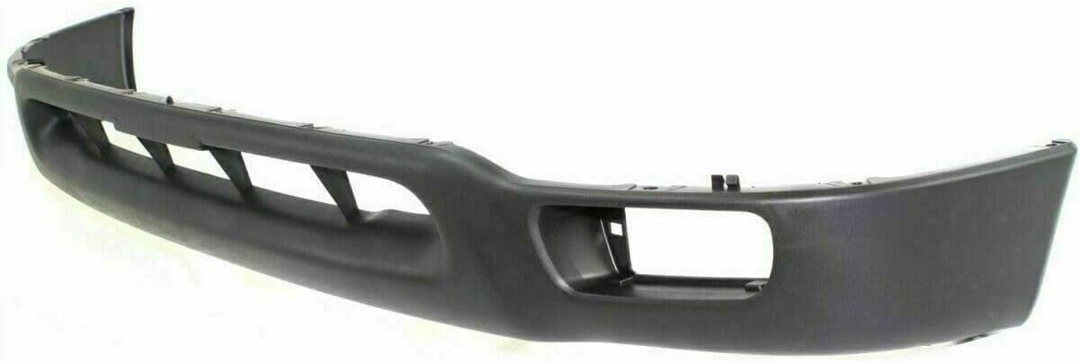 Front Bumper Primed Steel + Grille Assembly + Upper Cover + Lower Valance + Brackets Left & Right Side Direct Replacement Compatible With 2001-2004 Toyota Tacoma 2WD TO1087112