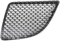 Set Of 2 Front Grille Plastic Textured Shell & Insert Left Driver & Right Passenger Side Direct Replacement Compatible With 2004-2008 Pontiac Grand Prix GM1200522 GM1200521