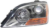 Set Of 2 Front Head Light Assembly Plastic Left Driver & Right Passenger Side Direct Replacement Compatible With 2007-2008 Kia Sorento KI2502126 KI2503126 921013E540 921023E540