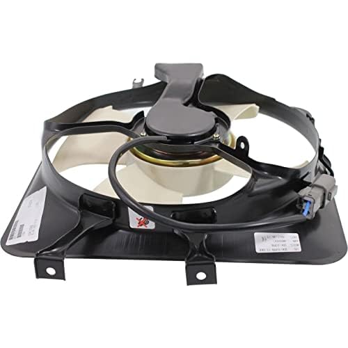 Front A/C Condenser Single Fan Assembly Direct Replacement Compatible with 1997-2001 Honda CR-V HO3113110 38615P3F000