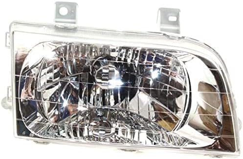 Set Of 2 Front Head Light Assembly Halogen Right Passenger & Left Driver Side Direct Replacement Compatible With 1998-2002 Kia Sportage KI2502104 KI2503104 0K08A51040B 0K08A51030B