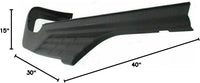 ear Bumper Center + Outer Step Pads Right Passenger & Left Driver Side Direct Replacement Compatible With 2007-2014 Chevrolet Silverado/GMC Sierra 2500HD 3500HD GM1191129
