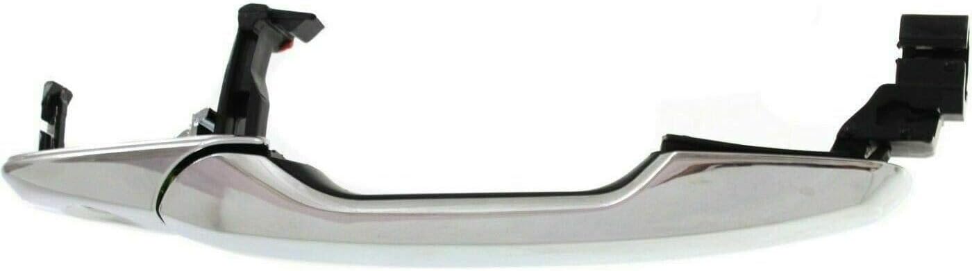 Front Exterior Door Handle Chrome Left Driver Side Direct Replacement Compatible with 2011-2014 Ford Edge / 2011-2017 Explorer BB5Z7822404BA BA1Z78218A14A