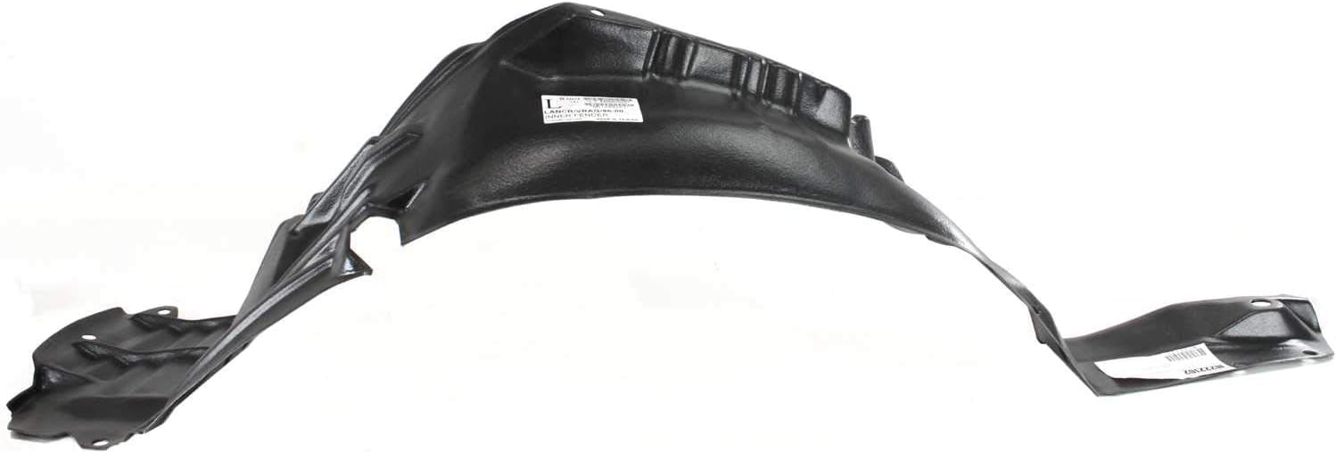 Front Fender Liner Left Driver Side Direct Replacement Compatible with 1997-2002 Mitsubishi Mirage MI1248101 MR241357