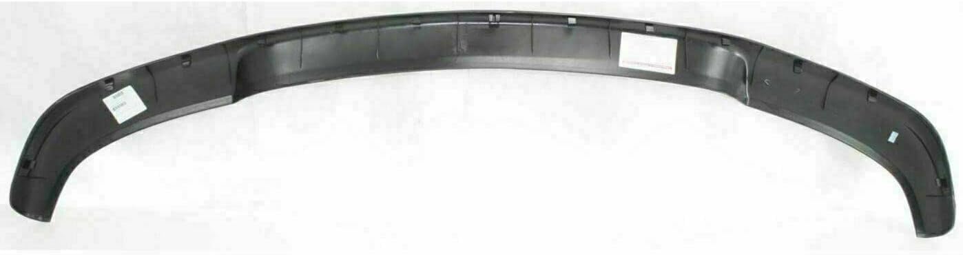 Front Bumper Chrome Steel + Upper Cover Primed + Lower Valance Air Deflector Textured Direct Replacement Compatible With GMC Sierra 1999-2002 / Yukon 1500 2500 2000-2006 GM1092169
