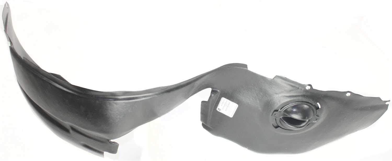 Front Fender Liner Left Driver Side Direct Replacement Compatible With 1996-2000 Dodge Caravan/Plymouth Grand Voyager CH1248110 4860309